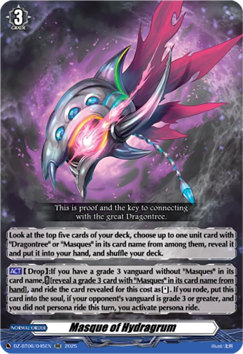 Masque of Hydragrum (DZ-BT06/045EN) [DZ-BT06: Generation Dragenesis] 