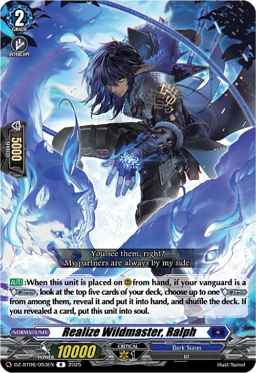 Realize Wildmaster, Ralph (DZ-BT06/053EN) [DZ-BT06: Generation Dragenesis] 