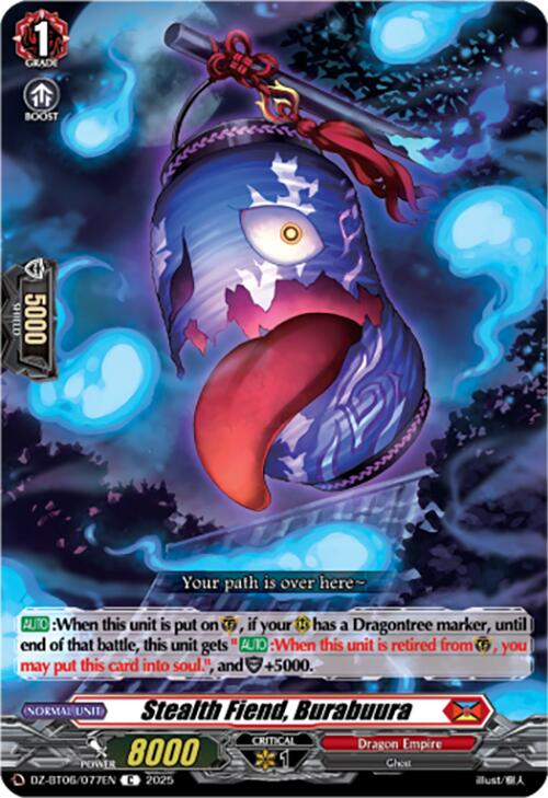 Stealth Fiend, Burabuura (DZ-BT06/077EN) [DZ-BT06: Generation Dragenesis] 