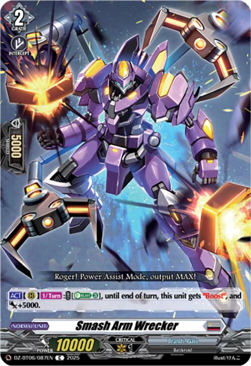 Smash Arm Wrecker (DZ-BT06/087EN) [DZ-BT06: Generation Dragenesis]