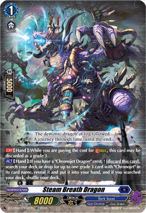 Steam Breath Dragon (EXC) (DZ-BT06/EX14EN) [DZ-BT06: Generation Dragenesis] 