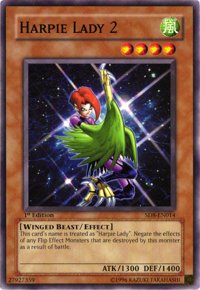 Harpie Lady 2 [SD8-EN014] Common 