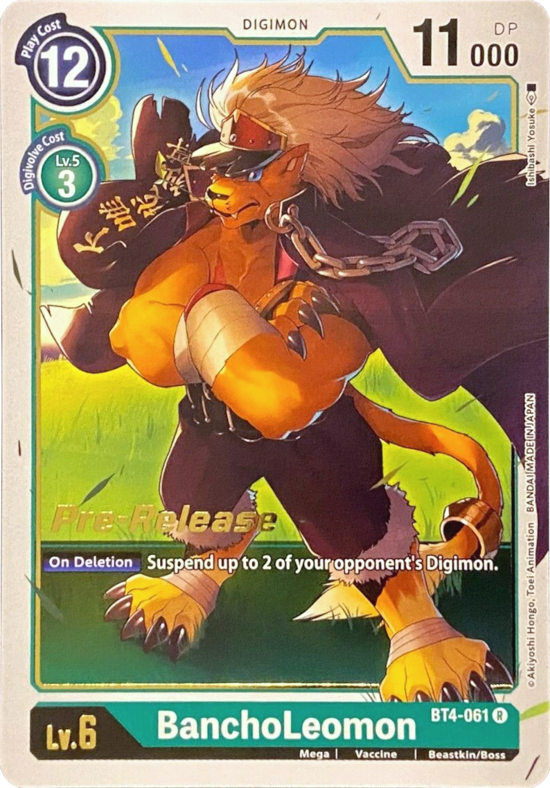 BanchoLeomon [BT4-061] [Great Legend Pre-Release Promos]