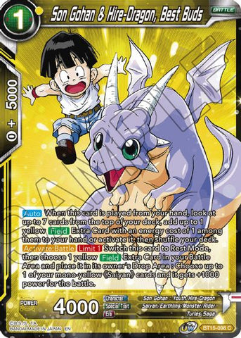 Son Gohan &amp; Hire-Dragon, Best Buds (BT15-098) [Saiyan Showdown] 