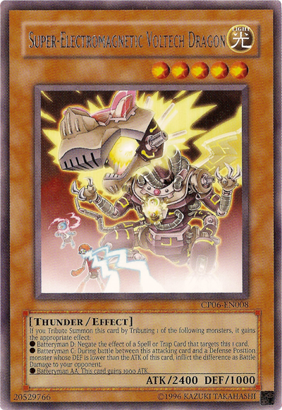 Super-Electromagnetic Voltech Dragon [CP06-EN008] Rare 