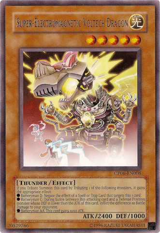 Super-Electromagnetic Voltech Dragon [CP06-EN008] Rare 
