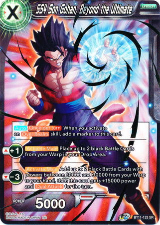 SS4 Son Gohan, Beyond the Ultimate (BT11-123) [Vermilion Bloodline] 