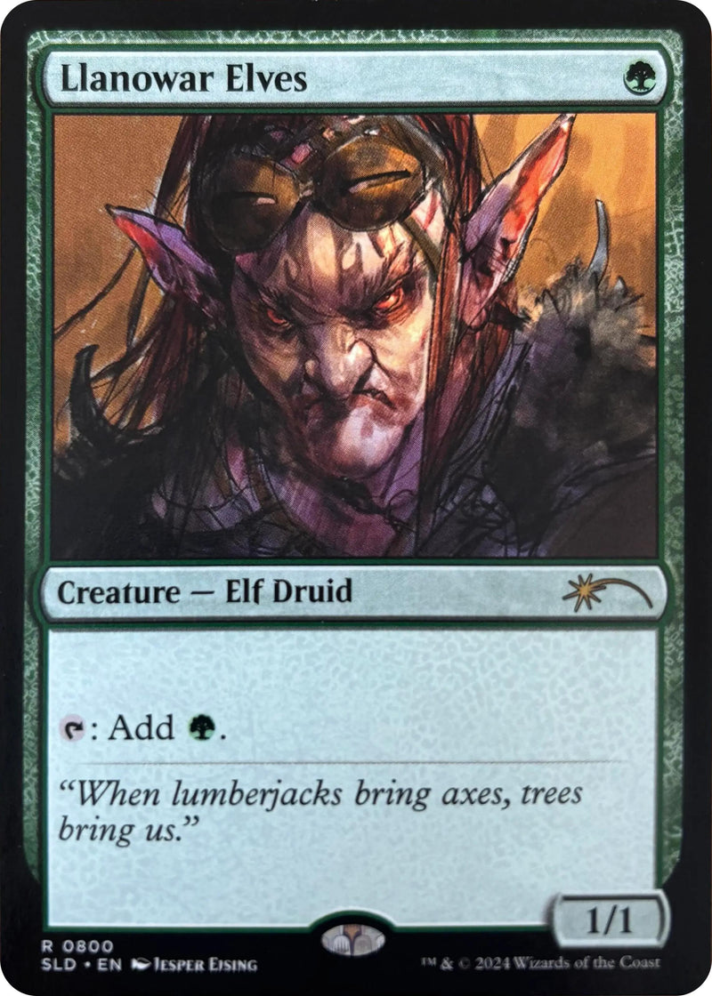Llanowar Elves (0800) [Secret Lair Drop Series] 