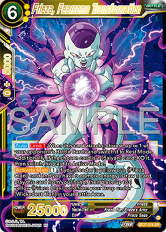 Frieza, Fearsome Transformation (BT27-076) [History of Z] 