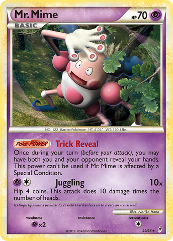 Mr. Mime (29/95) [HeartGold &amp; SoulSilver: Call of Legends] 
