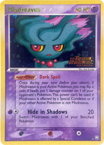 Misdreavus (25/109) (Stamped) [EX: Team Rocket Returns] 