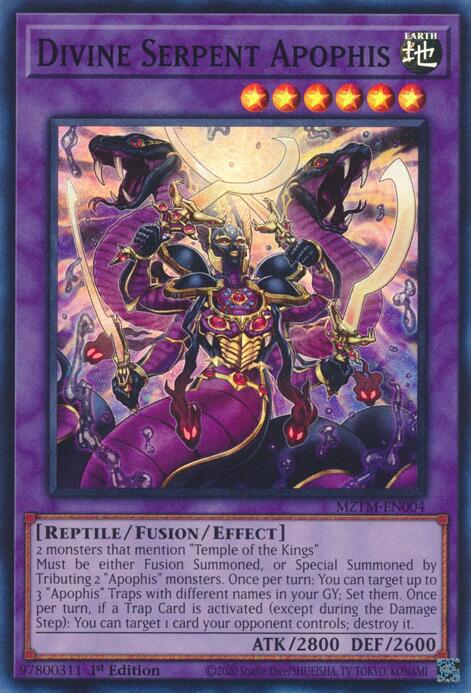 Divine Serpent Apophis [MZTM-EN004] Super Rare 