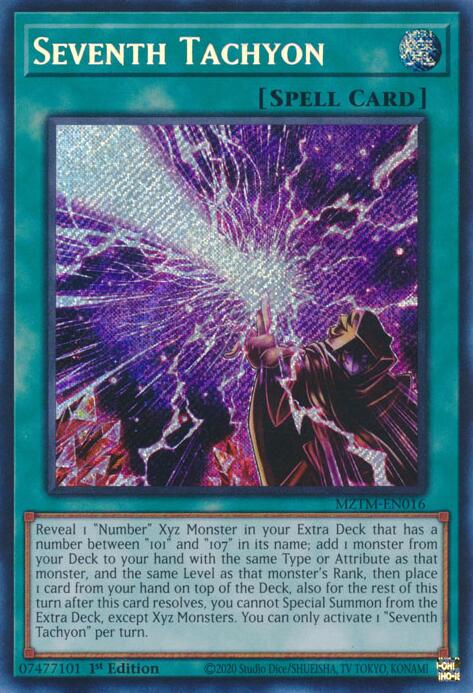 Seventh Tachyon [MZTM-EN016] Secret Rare 