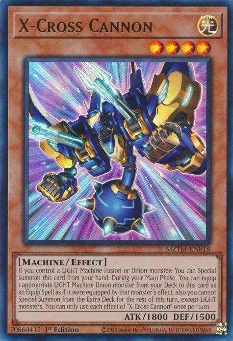 X-Cross Cannon [MZTM-EN018] Ultra Rare 