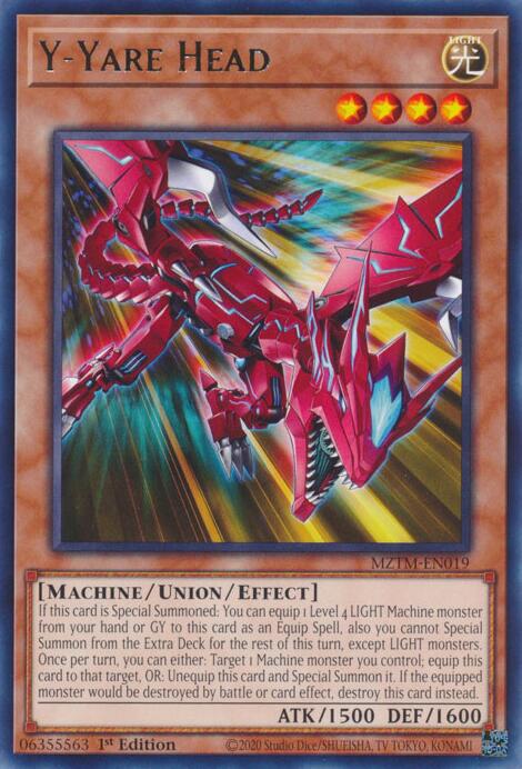 Y-Yare Head [MZTM-EN019] Rare 