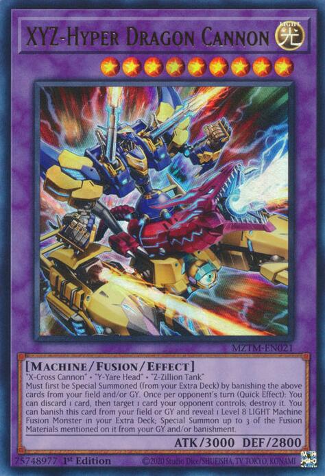 XYZ-Hyper Dragon Cannon [MZTM-EN021] Ultra Rare 