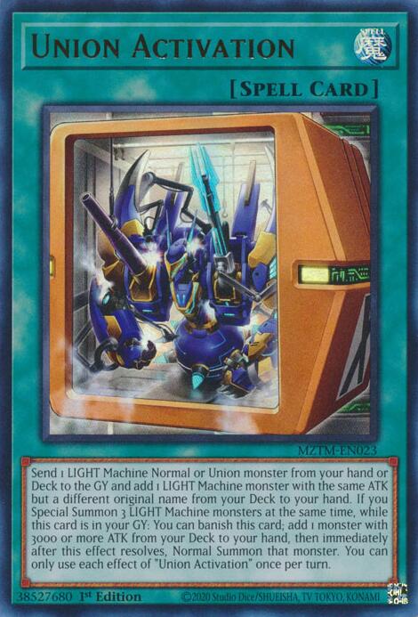 Union Activation [MZTM-EN023] Ultra Rare 