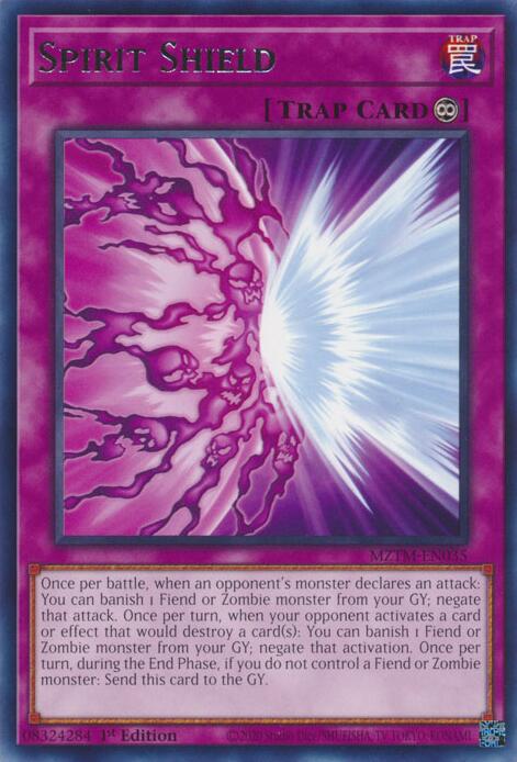 Spirit Shield [MZTM-EN035] Rare 