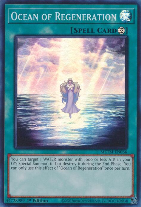 Ocean of Regeneration [MZTM-EN036] Super Rare 