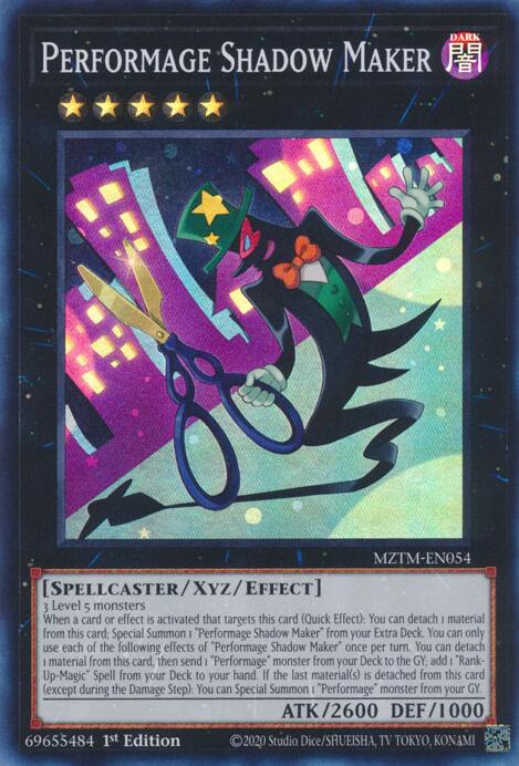 Performage Shadow Maker [MZTM-EN054] Super Rare 