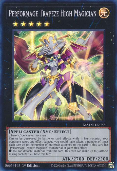 Performage Trapeze High Magician [MZTM-EN055] Super Rare 