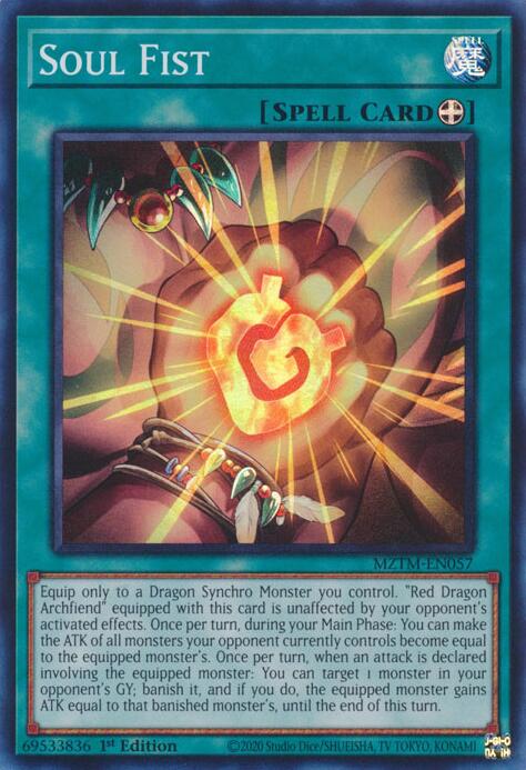 Soul Fist [MZTM-EN057] Super Rare 