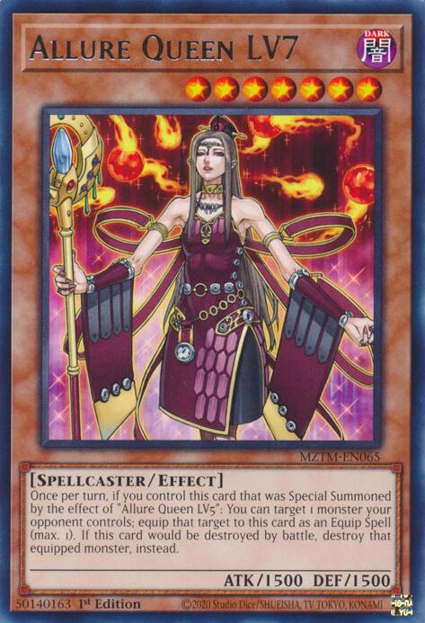 Allure Queen LV7 [MZTM-EN065] Rare 