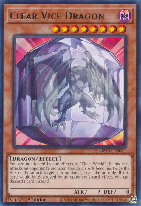 Clear Vice Dragon [MZTM-EN071] Rare 