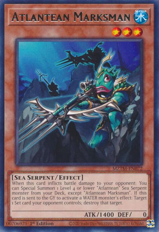 Atlantean Marksman [MZTM-EN072] Rare 
