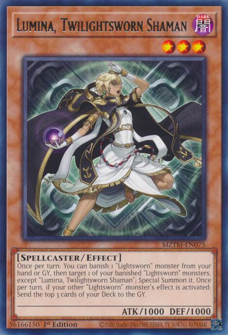 Lumina, Twilightsworn Shaman [MZTM-EN075] Rare 