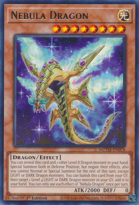 Nebula Dragon [MZTM-EN078] Rare 