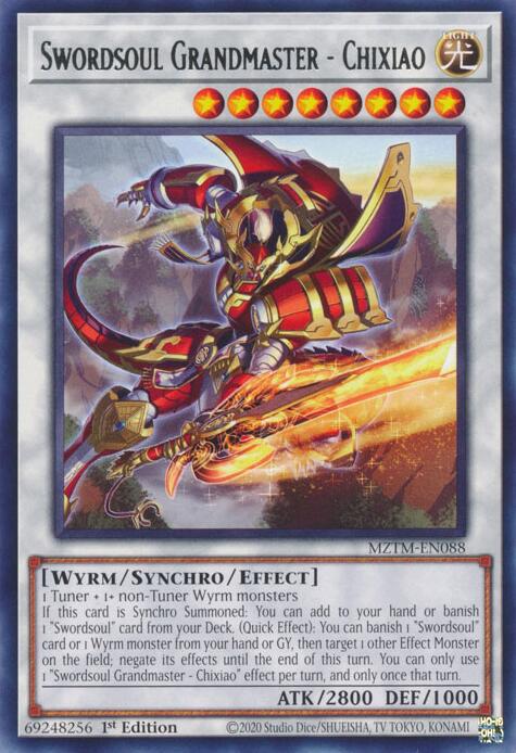 Swordsoul Grandmaster - Chixiao [MZTM-EN088] Rare 