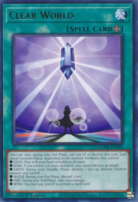 Clear World [MZTM-EN098] Rare 