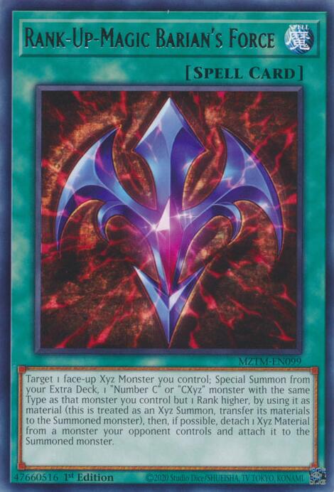 Rank-Up-Magic Barian's Force [MZTM-EN099] Rare 