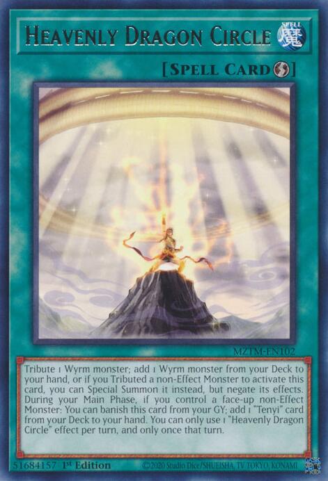 Heavenly Dragon Circle [MZTM-EN102] Rare 