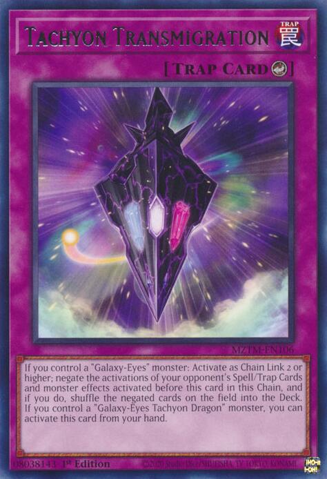 Tachyon Transmigration [MZTM-EN106] Rare 
