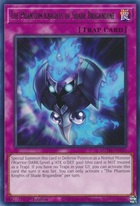 The Phantom Knights of Shade Brigandine [MZTM-EN107] Rare 