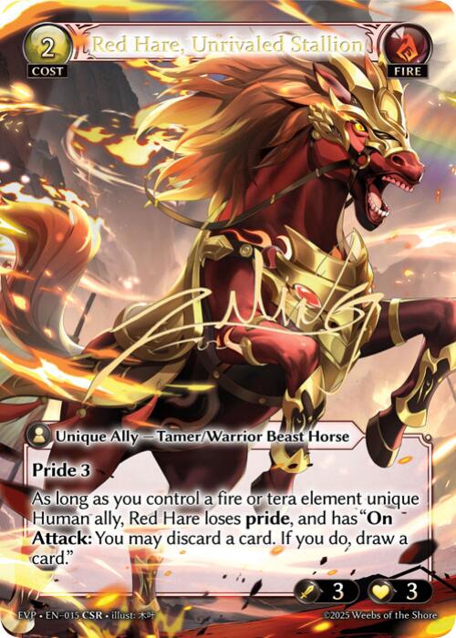 Red Hare, Unrivaled Stallion (015) [Abyssal Heaven Event Pack] 