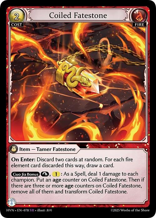 Coiled Fatestone // Serpentine Judicator (078) [Abyssal Heaven] 