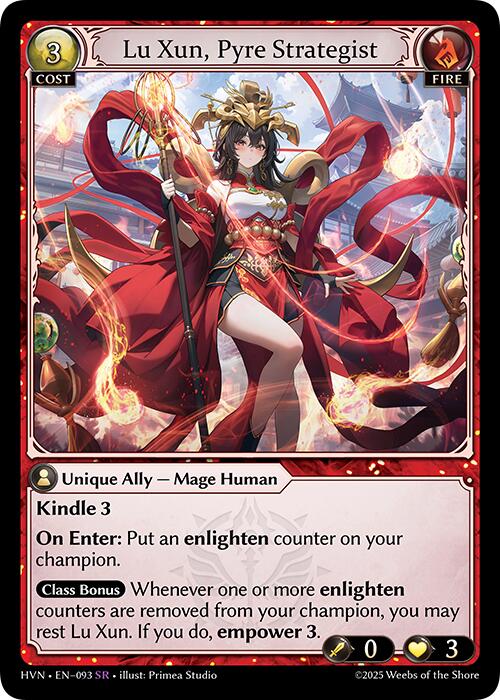 Lu Xun, Pyre Strategist (093) [Abyssal Heaven] 