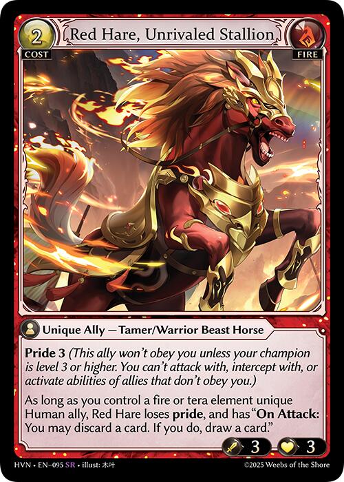 Red Hare, Unrivaled Stallion (095) [Abyssal Heaven] 