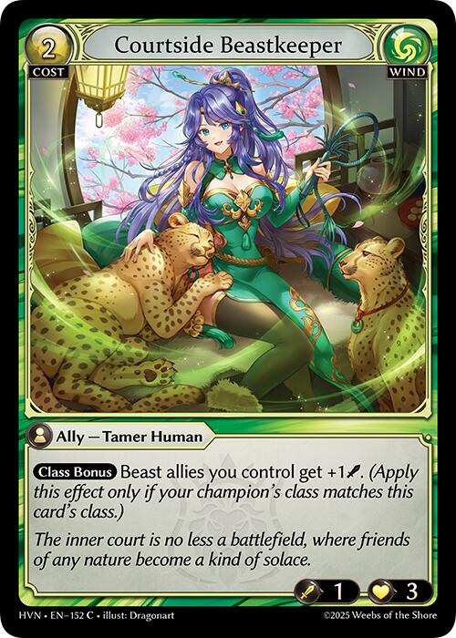 Courtside Beastkeeper (152) [Abyssal Heaven] 