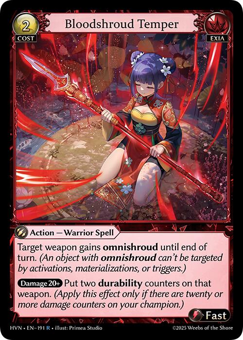 Bloodshroud Temper (191) [Abyssal Heaven] 