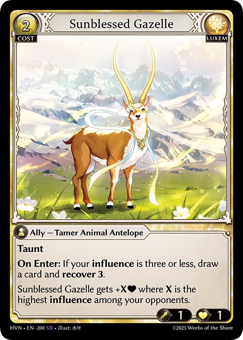 Sunblessed Gazelle (200) [Abyssal Heaven] 