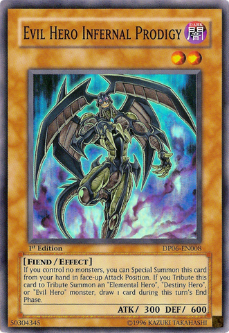 Evil Hero Infernal Prodigy [DP06-EN008] Super Rare 