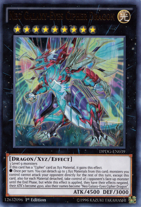 Neo Galaxy-Eyes Cipher Dragon [DPDG-EN039] Ultra Rare 