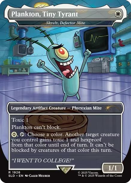 Plankton, Tiny Tyrant - Shrelv, Defector Mite [Secret Lair Drop Series] 