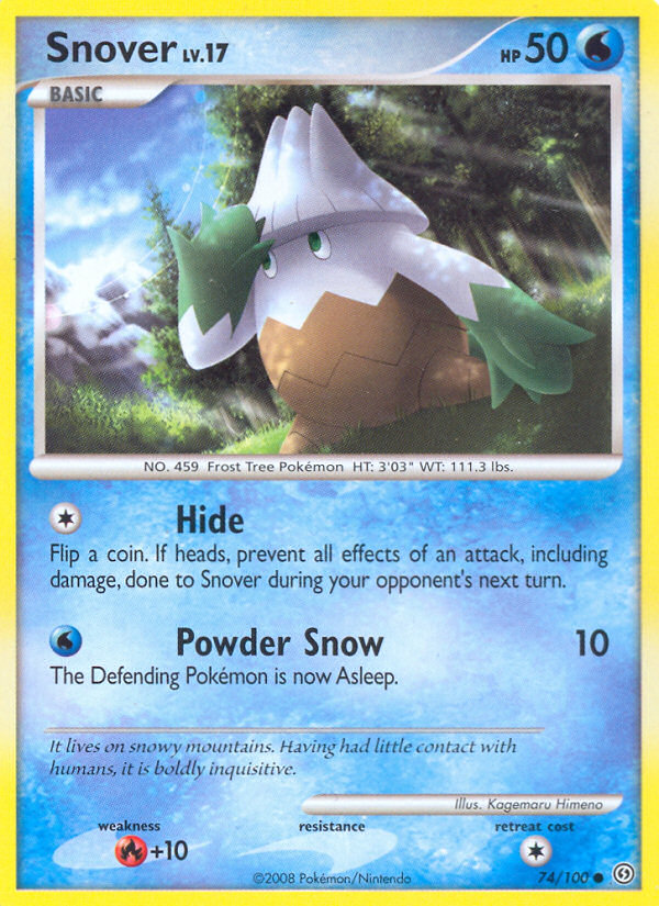 Snover (74/100) [Diamond &amp; Pearl: Stormfront] 