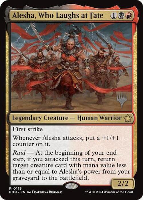 Alesha, Who Laughs at Fate (Promo Pack) [Foundations Promos] 