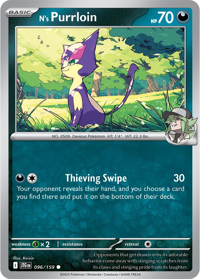 N's Purrloin (096/159) [Scarlet &amp; Violet: Journey Together] 